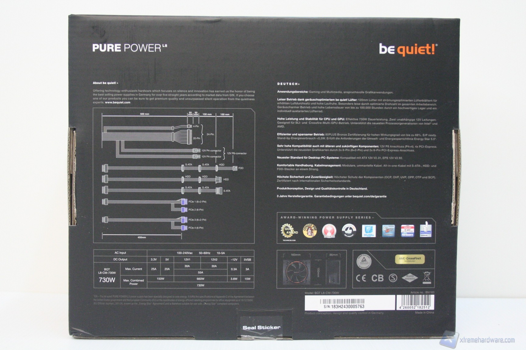 00011 BEQUIET 730W
