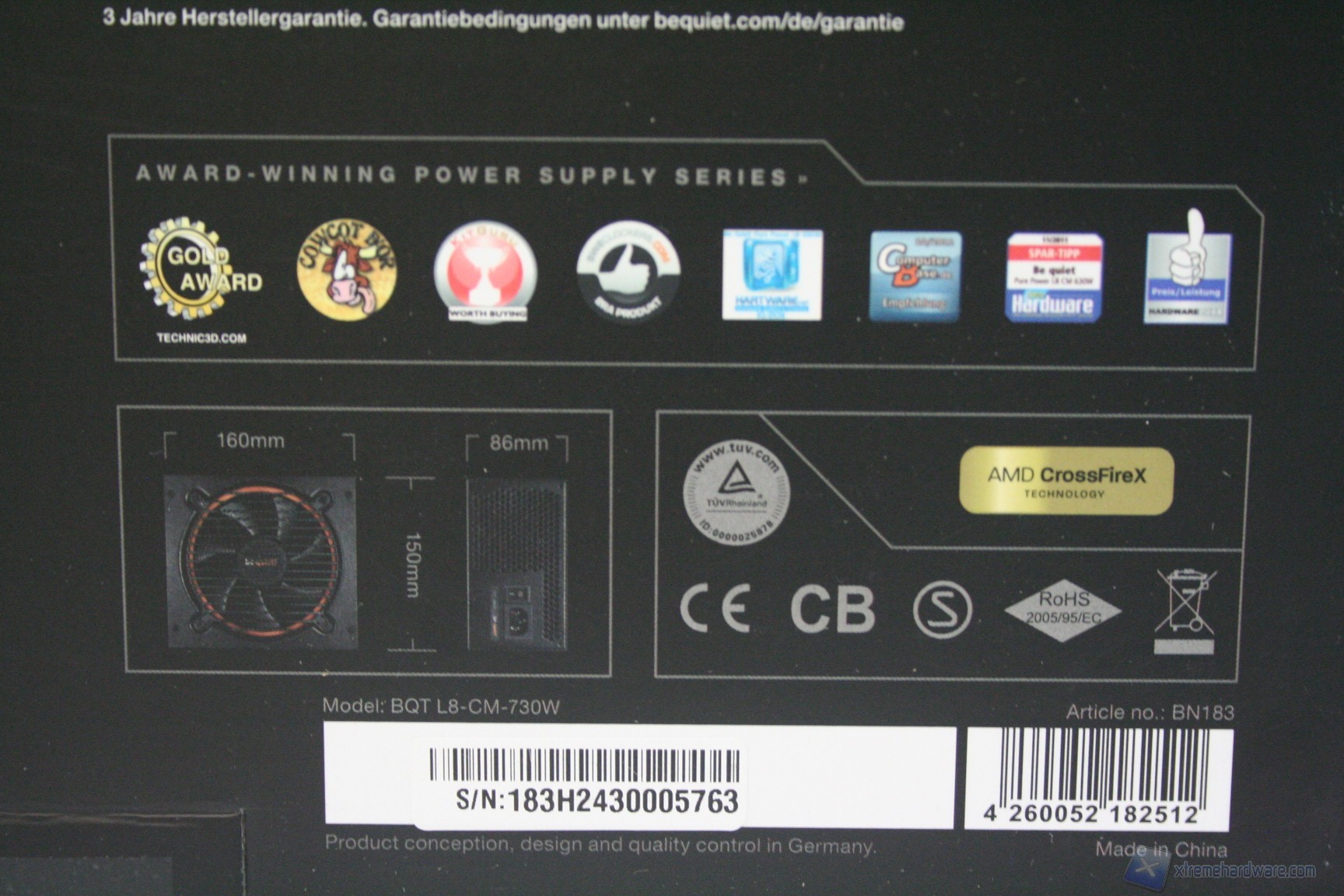 00016 BEQUIET 730W