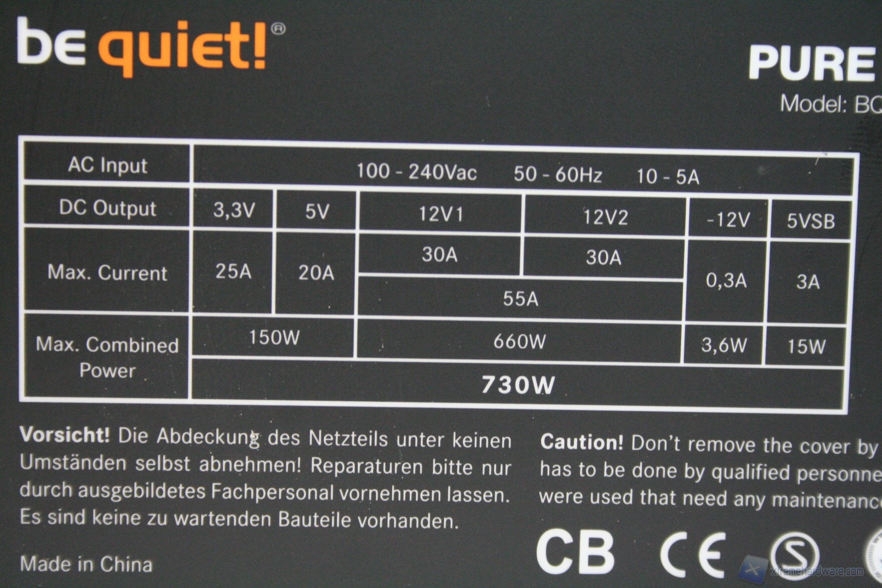 00046 BEQUIET 730W